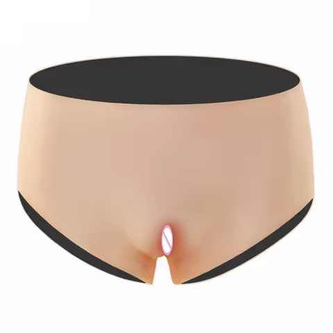 Silicone Fake Vagina Boxers Can Penetrated & Hip Lifting
