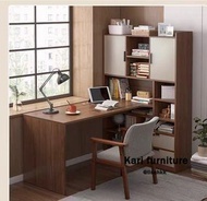 Kari-K17一體式選擇實用電腦枱 DESK WITH BOOK CABINET 書櫃一體枱