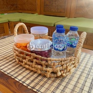 Aqua Mineral Water Jar Multipurpose Basket Woven Water Hyacinth Model