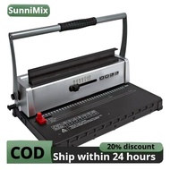 Loop Binding Machine Double-Handle Wire Binding Machine 3:1 Pitch Booklet Maker for Professionals Te