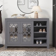 Synergy House Alice 2 Door Shoe Cabinet with Shelves (2.5ft)