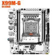 JGINYUE Jingdong X99 X99M-G ARGB 4 * DDR4 Desktop Computer Motherboard HM55 chip 02IP