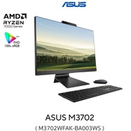 (Clearance0%) ASUS DESKTOP AIO all-in-one (M3702WFAK-BA003WS) AIO : Ryzen5-7520U/16GB/27" FHD/AMD Radeon/SSD512GB/Windows11+OFFICE2021/Warranty 3Year/Demoตัวโชว์