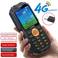 YeeMI Q5 4G Rugged Full Band Feature Phone 2.4Inch SOS Button Big Loudspeaker LED Light 3000mAh Batt