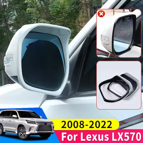 Applicable to Lexus LX570 Rearview Mirror Rain Cover Modification 2008-2022 GX460/Gx400 Side Window