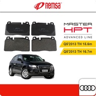 REMSA Front Brake Pads (1 set) For AUDI Q5'2013 TH 15.6m,Q5'2013 TH 16.7m