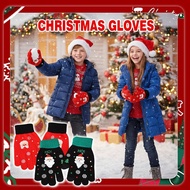 Five-finger Christmas Knitted Touchscreen Thermal Warm Gloves For Kids And Adults – Soft Winter E1e1