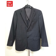 Uniqlo Gray Suit Chest Size 39 Inches Second Hand...