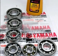 BEARING 6PC LAHER GEAR BOX RASIO+OLI GARDAN YAMAHA NMAX 115 OLD NMAX 155 NEW AEROX 155 OLD AEROX 155