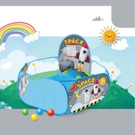 SKISOPGO Baby Ocean Ball Pit Pool Playtent for Kids Camping Tunnel Swim Pool Ocean Ball Castle Game 