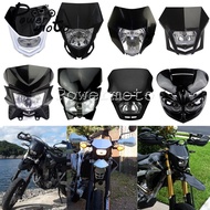 For Suzuki DR650 DRZ RM RMZ RM-Z 650 125 250 450 TE TX Universal Dual Sport Motorcycle Headlight Dirt Bike Head Lamp Motocross