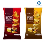 Fairprice Tortilla Chips 190g - Spicy Nacho Cheese / Nacho Cheese
