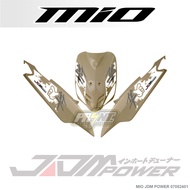 Mio Old Sporty Smile Jdm Transparent Striping Sticker Thumb character
