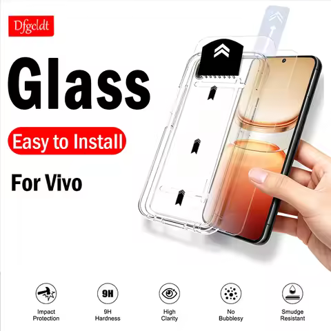 1-2Piece Dust-free Auto Installation Tempered Glass for Vivo iQOO Z10 Z9 Turbo+ Z10X Z9X Z9 Z8X iQOO