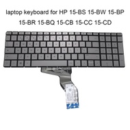 UK Italian Portuguese Brazilian Backlit Keyboard for HP Pavilion 15-BS 15-BW 15-BP BR 15-BQ 15-CB CC