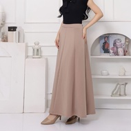Haruka Skirt Audy Skirt/ Korean Loose Maxi Skirt Premium Scuba Flare Skirt/