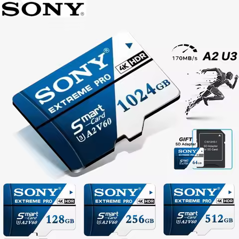 SONY Extreme Pro 1TB 512GB 256GB 128GB 64GB Micro sd card Class10 UHS-I Memory Card TF Flash Card 17