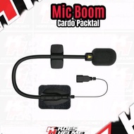 MIC BOOM CARDO PACKTALK BOLD/EDGE ORIGINAL FOR HALF FACE AND MODULAR HELMET - BLACK, MOTORCYCLE Orig