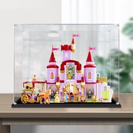 Transparent Acrylic Display Box For Lego 43196 Castle Handmade of Beauty and Beast Display Case Dust