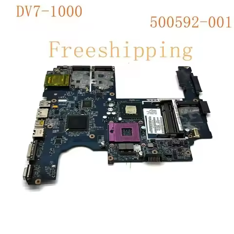 500592-001 For HP Pavilion DV7 DV7-1000 DV7T-1100 Motherboard LA-4081P DDR2 Mainboard 100% Tested Fu
