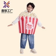 Halloween cos costume Doll costume Cartoon Anime Popcorn Costume