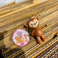 Duffy the Disney Bear Keychain Authentic Hanging Tag