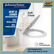Johnson Suisse Micca Soft Close Seat Cover | Toilet Cover