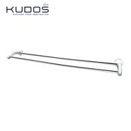 [พร้อมส่ง] KUDOS ราวแขวนผ้าคู่ รุ่น 8861 (สีโครมเมี่ยม)