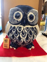 大貓頭鷹瓷器擺設