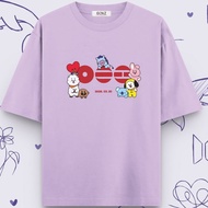 2026 World Tour ARIRANG Soft T-shirt 110cm-6XL BT21 TATA RJ CHIMMY COOKY KPOP Short Sleeve Top