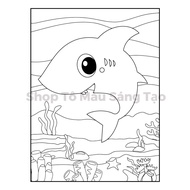 Set Of 30 Coloring Pictures Smart Puzzle Game Marine Animals - Maze-Made Maze-Game Matching Dot To D