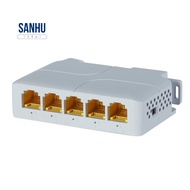 Gigabit PoE Extender 802.3af/At/Bt 5 Port PoE Repeater Vlan Extend Additional 100m(328ft) of Power a