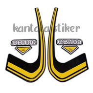 STIKER STRIPING LIS LES BODY MOTOR HONDA CB 100 & STRIPING MOTOR CB100 STANDAR FULL SET