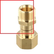 【MED】1Pc Copper Swivel Fitting Pressure Washers - M22 15mm swivel joint accessories
