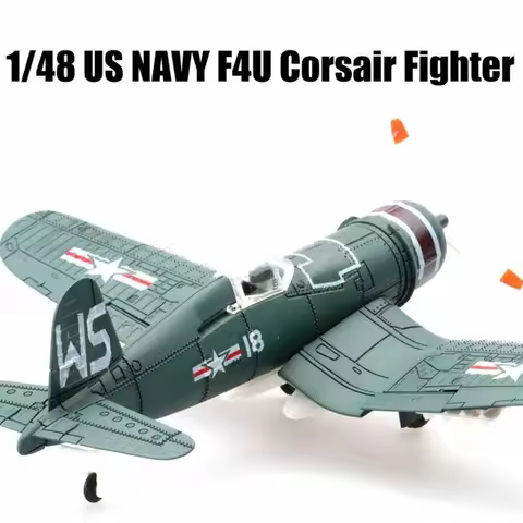 1/48 Scale US NAVY F4U Corsair Fighter Plastic Aircraft Airplane Assembly Model Airplane Random Colo