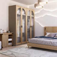 SB Design Square SB FURNITURE ตู้เสื้อผ้า ขนาด 200 ซม รุ่น VALLEY สีไม้อ่อน (200x60x230 ซม.)