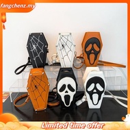 Unique Ghost Coffin Bag Gothic Style Skull Messenger Bag