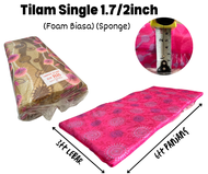 [FASTDELIVERY] Tilam  Single 1.7/2 inci Foldable Single Mattress Sponge Mattress Tilam Single Murah Tilam Bujang Lipat