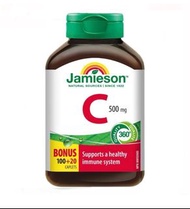 Jamieson Vitamin C (500 mg) 120 tablets best before 05/2028