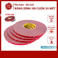 Băng dính 3M chính hãng băng dính 2 mặt siêu dính băng dính 3m 2 mặt dùng cho ô tô đồ gia dụng băng
