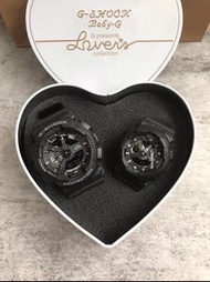 Casio G-SHOCK BABY-G 情侶對錶 黑色