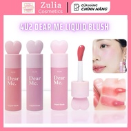 [4U2] 4U2 Liquid Cream Blush with Lovely Heart Cap Dear Me Liquid Blush (3.7g)