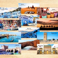 Morocco Rabat Souvenir Fridge Magnet Door Food Culture 10 cm x 5