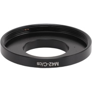 M42 to C Cs Mount Adapter Ring, Camera C Mount Lens Adapter Ring Aluminum Alloy M42 to C Cs Adapter 
