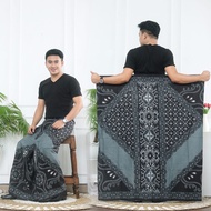 Sarung Batik Pekalongan Pria dan wanita dewasa Motif estetik wayang nu Kang Santri Sholat Pria katun