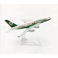 Eva Air Hello Kitty A330 Green Diecast Model Airplane