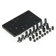 Tactical Optic Red Dot Mount Scope Sight Plate Base For Pistol Fit G17 G19 Accessories Aluminum