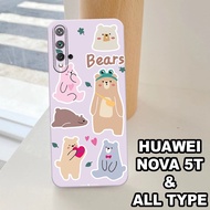 G8 - HUAWEI NOVA 5T Silicone - HUAWEI NOVA 5T pro camera Softcase - GIRL'S Motif - Flexible rubber m