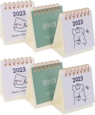Didiseaon 15Pcs 2023 Mini Desk Calendar Mini Daily Schedule Calendar Tabletop Monthly Calendar Cute Table Calendar for Home Office