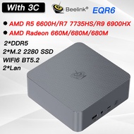 Beelink EQR6 MINI PC AMD Ryzen 5 6600H/Ryzen 9 6900HX/Ryzen 7 7735HS MINI PC Windows 11 DDR5 24GB 50